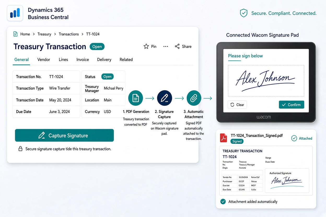 E-Signature Workflow — Business Central Integration preview